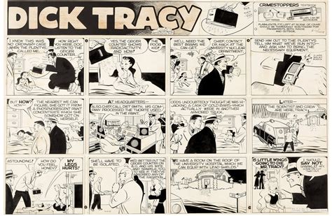 CHESTER GOULD - DICK TRACY, in artefumetto original art gallery's USA / UK Comic Art Gallery Room