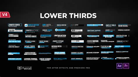 Lower Thirds, After Effects Project Files | VideoHive