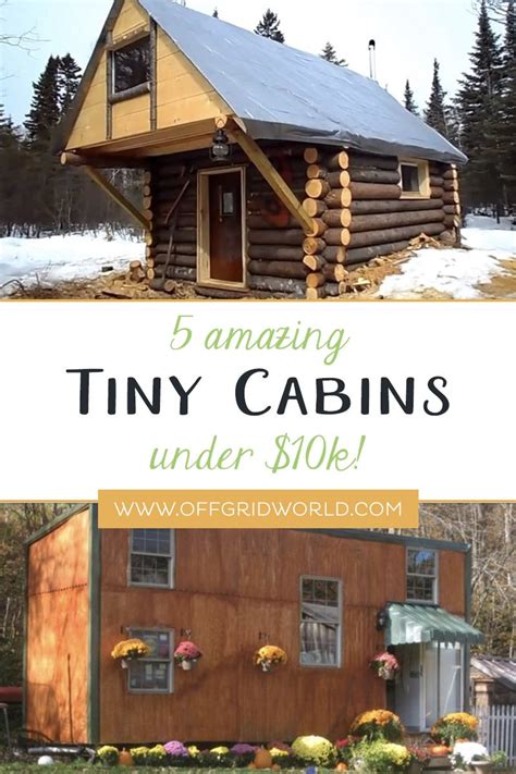 5 Amazing Tiny Houses & Log Cabins Under $10k | Best tiny house, Buy a ...