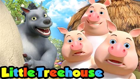 Three Little Pigs and Big Bad Wolf | Stories for Kids | Cartoon Songs & Rhymes | Little ...