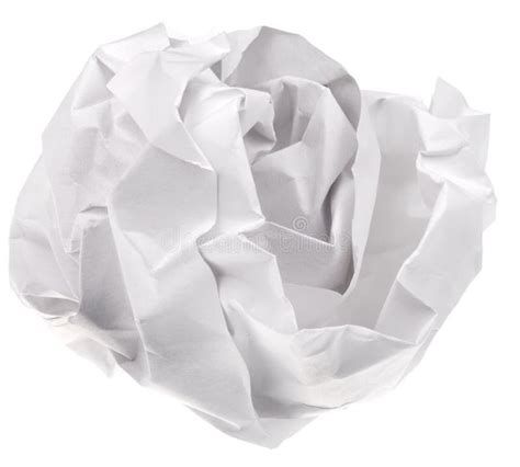 Crumpled sheet of paper stock photo. Image of waste, crushed - 26413374