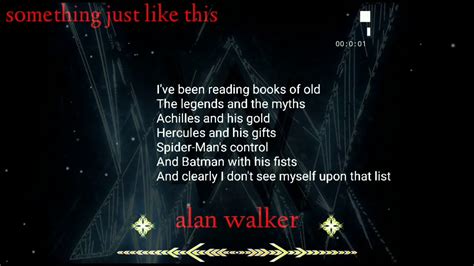 Alan walker - i want something just like this (lyrics) - YouTube