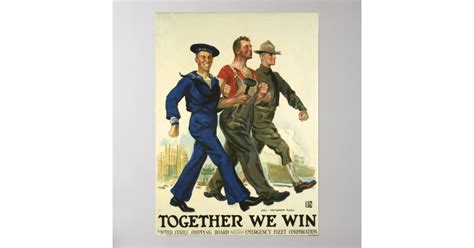 Together We Win Poster | Zazzle