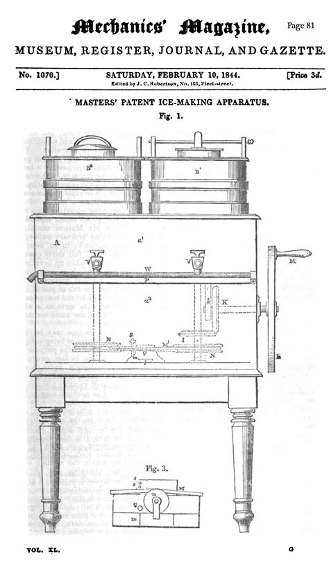 Ice Cream Freezer Patent Day - CooksInfo