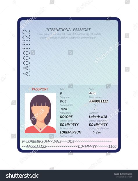 4,399 Numero Pasaporte Images, Stock Photos & Vectors | Shutterstock