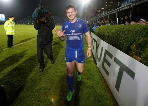 Leinster legend Gordon D'Arcy got a rousing reception at the RDS