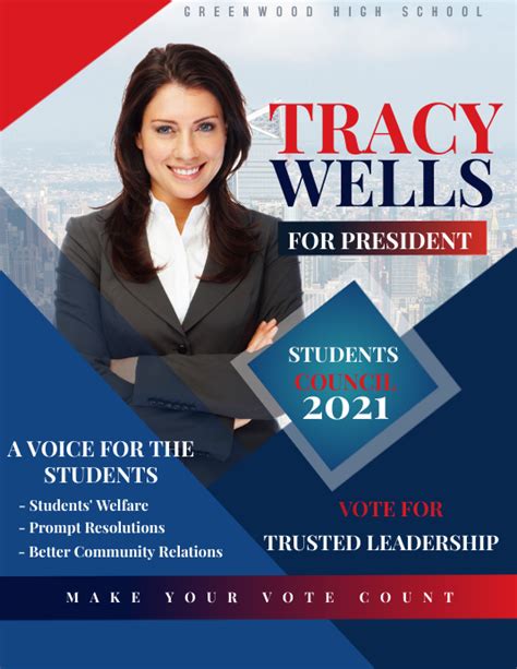 Political Candidate Flyer Template