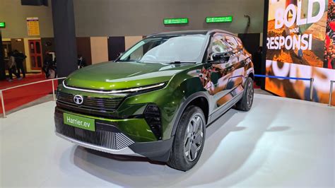 Bharat Mobility Expo: Tata Harrier EV unveiled — What to expect? - Car ...