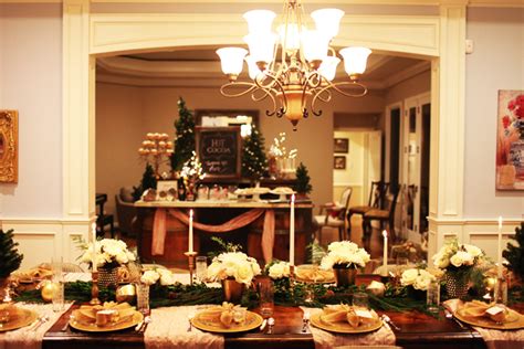 Elegant Christmas Party | Blush And Gold Tablescape