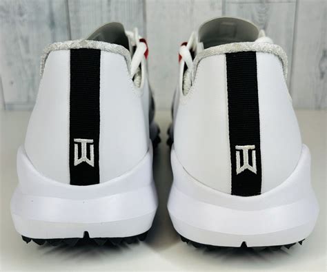 Nike TW ‘13 Tiger Woods White Red Golf Shoes Men’s Size 10 DR5752-106 ...