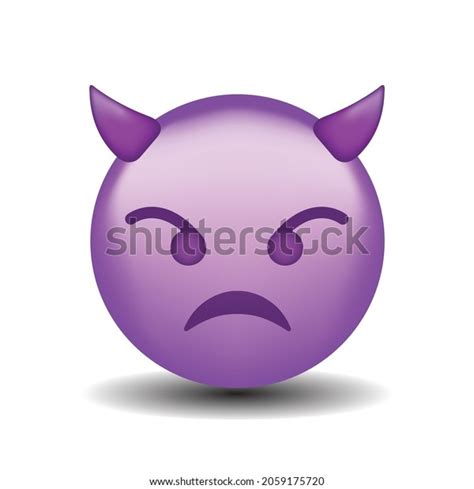 High Quality Emoticon Horns Devil Emoji Stock Vector (Royalty Free) 2059175720 | Shutterstock