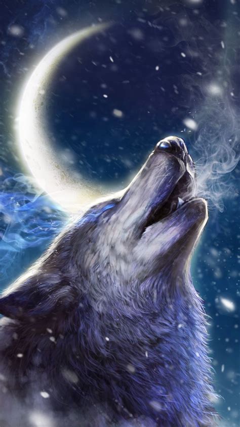 Howling wolf live wallpaper! - #Howling #Live #Wallpaper #wolf - # ...