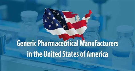 List of Generic Pharmaceutical Companies in the United States of America