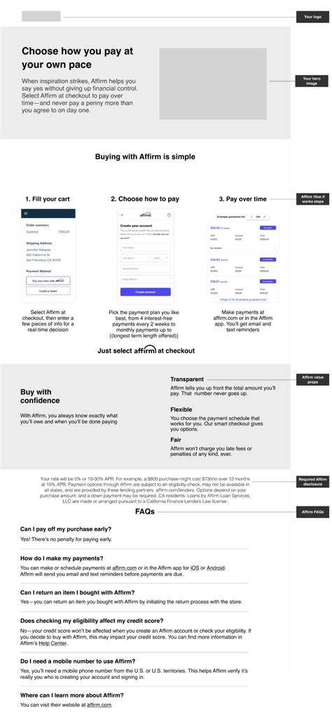 Landing Page Templates – Affirm US (English)