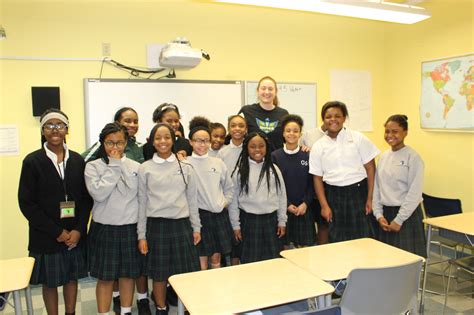 WNBA Player Theresa Plaisance Visits - Good Shepherd School - New ...