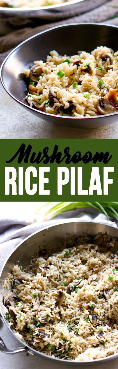 Mushroom Rice Pilaf - Easy Peasy Meals