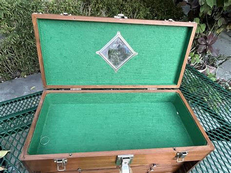 VTG Gerstner & Sons wood 7 drawer tool chest box No Keys Great Condition | eBay