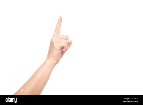 hand pointing up Stock Photo - Alamy