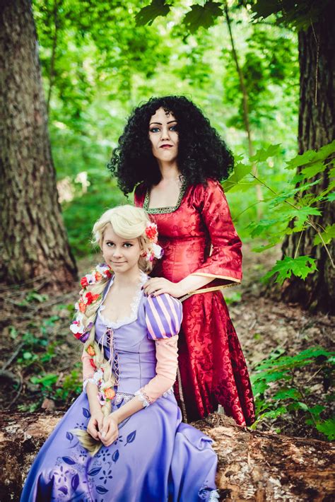 Rapunzel and Mother Gothel cosplay by Gabardin on DeviantArt