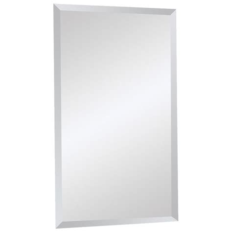 Rectangular Contemporary Mirror - Beveled, Frameless | DCG Stores