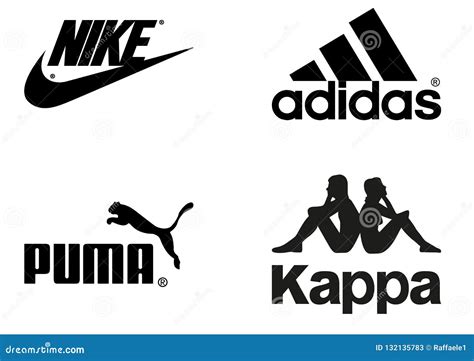 Collection of Logos of Sportswear Companies Editorial Stock Photo - Illustration of puma ...