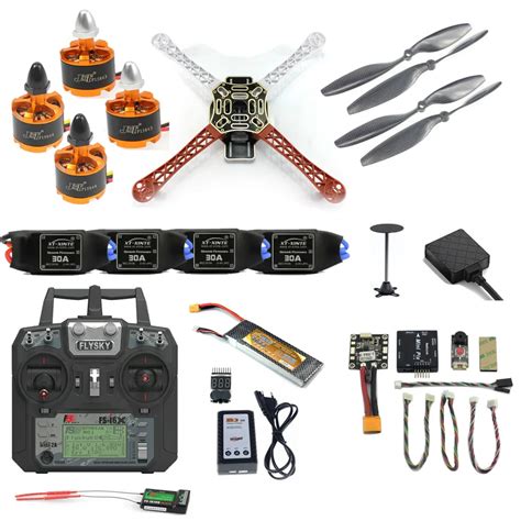 Pro DIY F450 Drone Full Kit 2.4G 10CH RC Hexacopter Drone Radiolink ...