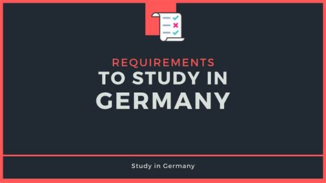 Universities Admission Requirements to Study for free in Germany - The ...