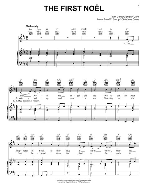 The First Noel | Sheet Music Direct