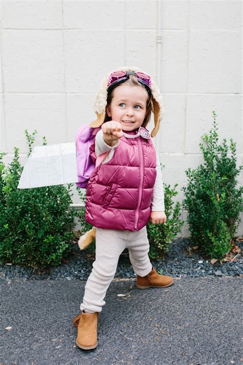 DIY Paw Patrol Skye Halloween Costume - The Effortless Chic