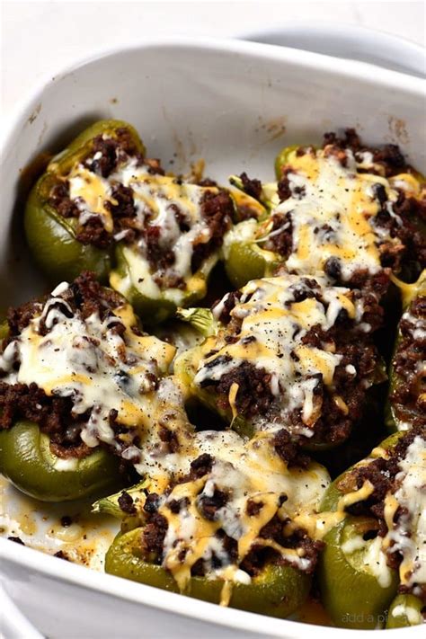 Chili Stuffed Peppers Recipe - Add a Pinch