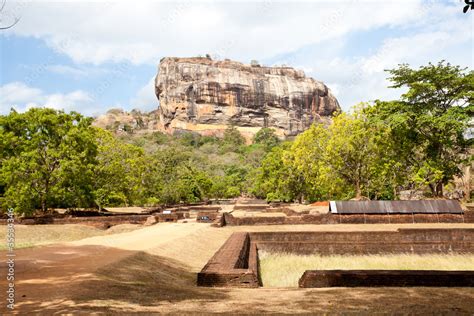 sigiriya rock fortress, sri lanka Stock Photo | Adobe Stock