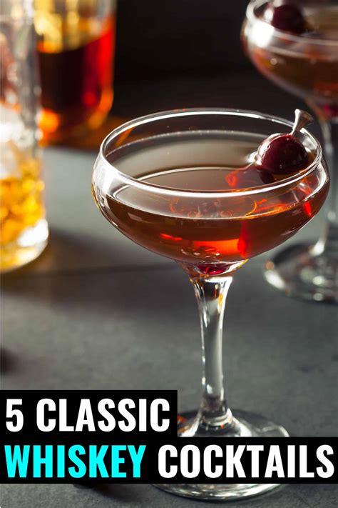 5 Classic Whisky Cocktails Every Adult Should Know - Bacon is Magic