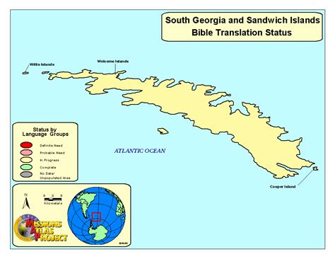 South Georgia and Sandwich islannd - WORLDMAP.ORG