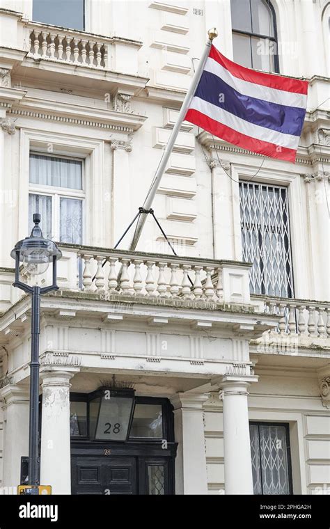 Embassy of Thailand, London, England Stock Photo - Alamy