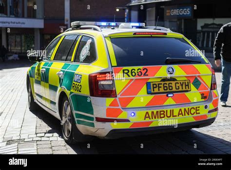 Back of North West Ambulance Service Car Stock Photo - Alamy