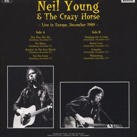 Neil Young - Four great live albums - Multiple titles - LP Album, LP's ...