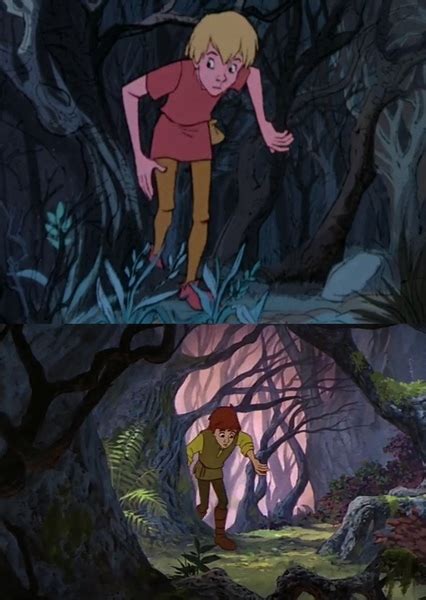 Wart and Taran Searching Through The Woods (The Sword in the Stone & The Black Cauldron) Photo ...