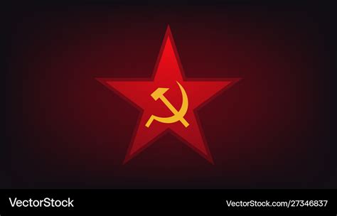 Communist star red socialist star Royalty Free Vector Image