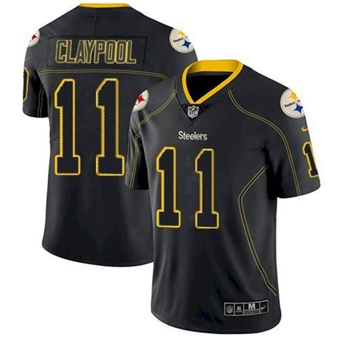 Steelers Chase Claypool Lights Out Color Rush Jersey – US Sports Nation