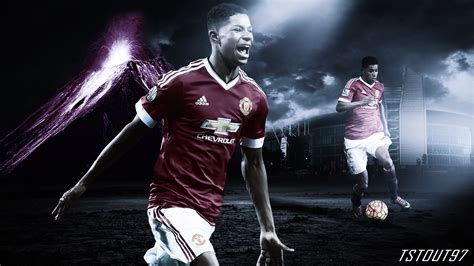 Marcus Rashford Manchester United Wallpaper | Behance