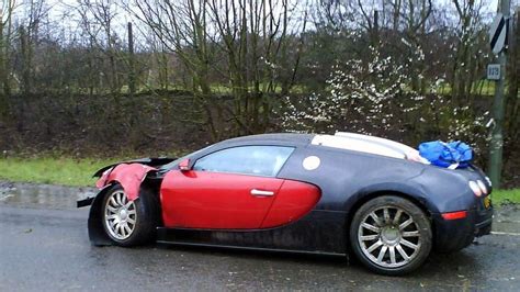 First Bugatti Veyron crash