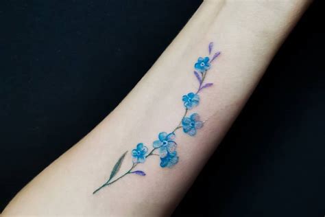 Forget Me Not Flowers Tattoo Designs | Best Flower Site