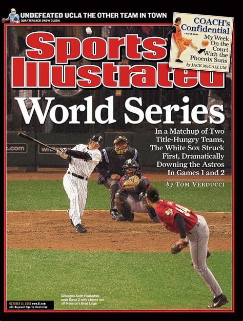 Chicago White Sox Scott Podsednik, 2005 World Series Sports Illustrated Cover by Sports Illustrated