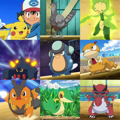 Thoughts on Ash's Unova Team? : r/pokemonanime