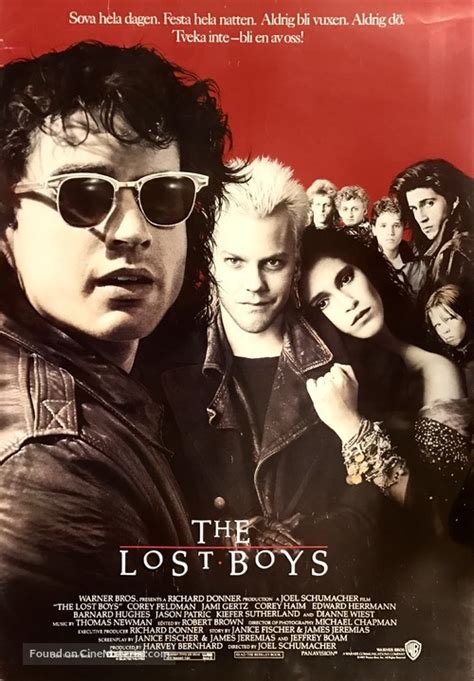 The Lost Boys (1987) Swedish movie poster