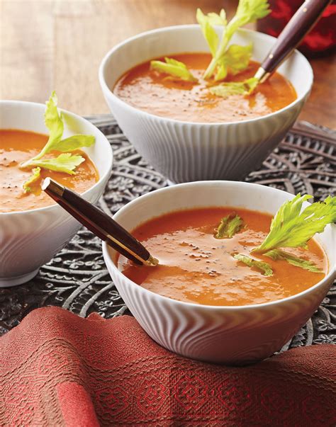 Quick & Creamy Tomato Soup with Celery Recipe