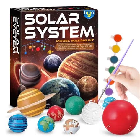 Solar System Paint Set 3D Planet Model Learning Activity Set for Paint ...