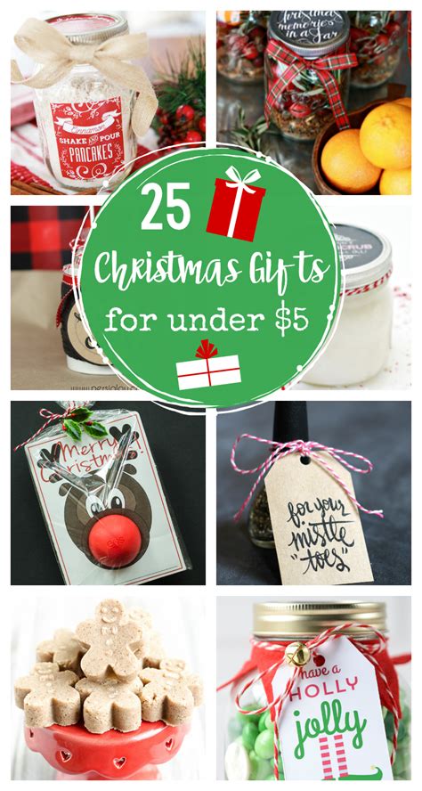 25 Cheap Gifts for Christmas-Under $5 - Crazy Little Projects