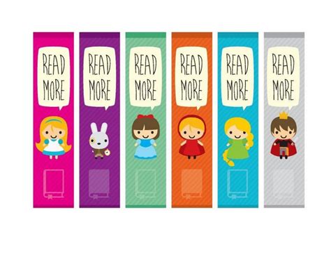Template For Bookmarks Printable