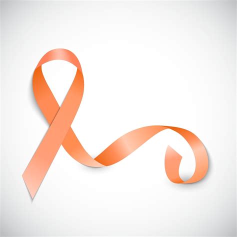 Orange Ribbon a Symbol of Leukemia. Vector Illustration 2754646 Vector Art at Vecteezy